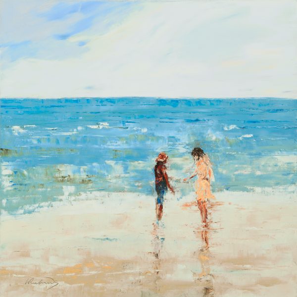 Shared Treasure - oil on box linen canvas