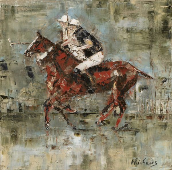 Polo Pair - canvas print