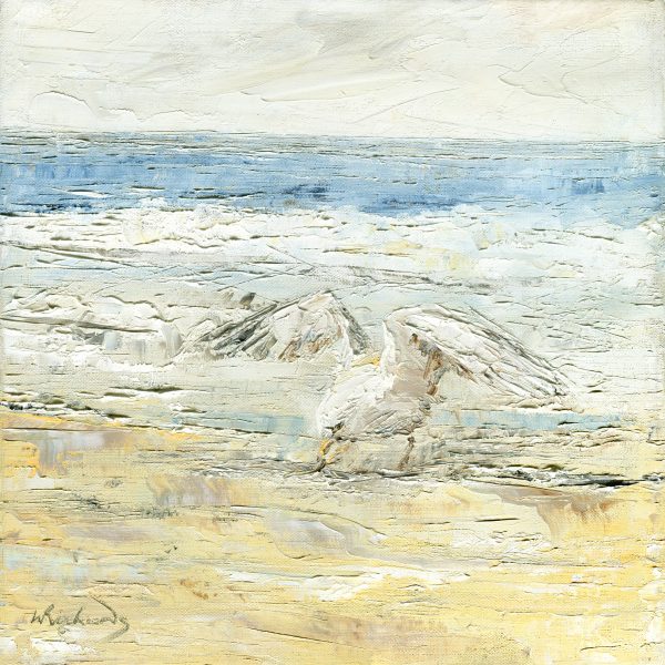 Sand, Sea and Seagall - print