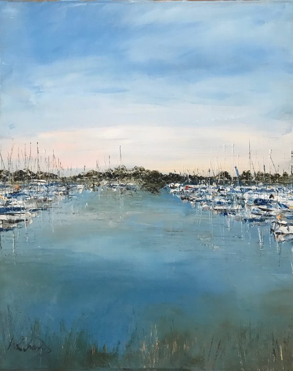 Mooring Morning - canvas print