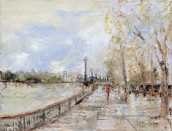 South-bank Solitude - canvas print