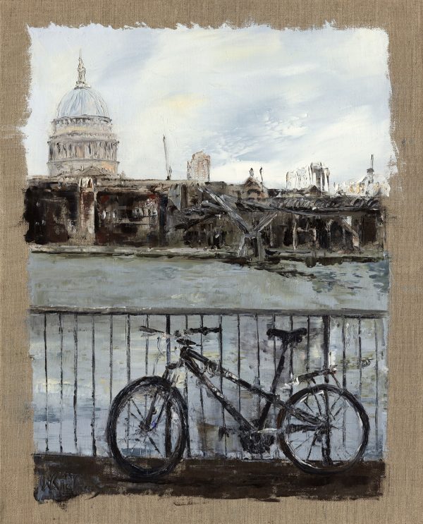 The Abandoned Bike - canvas print