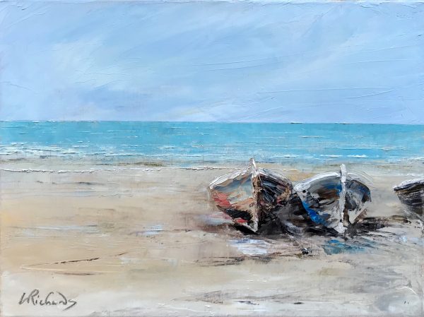 Resting in the Sand - canvas print