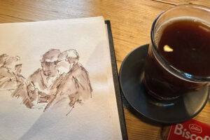 coffee meeting-sketch