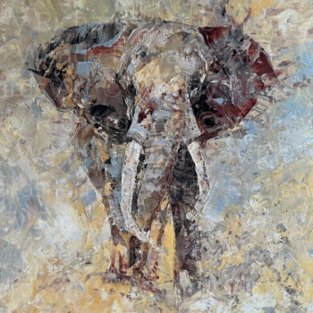 Head of the Herd - Oil on Canvas